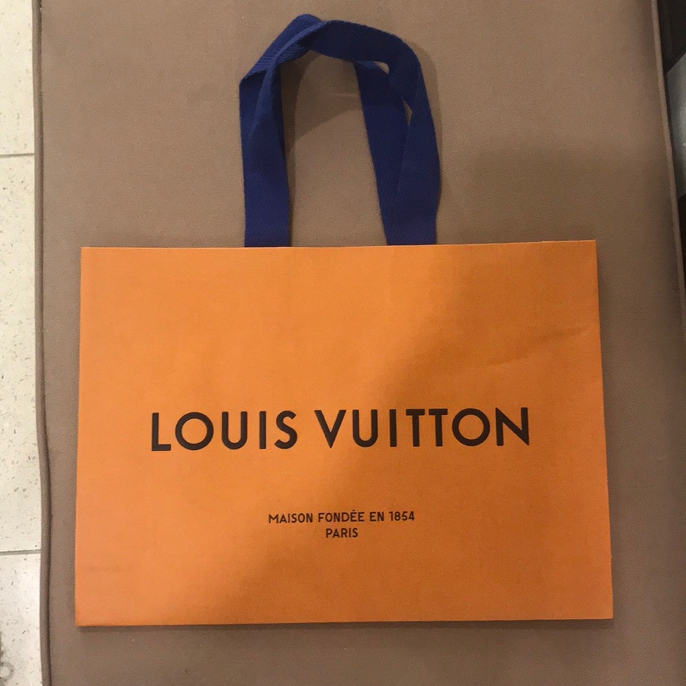 Louis Vuitton Orange Paper Bag